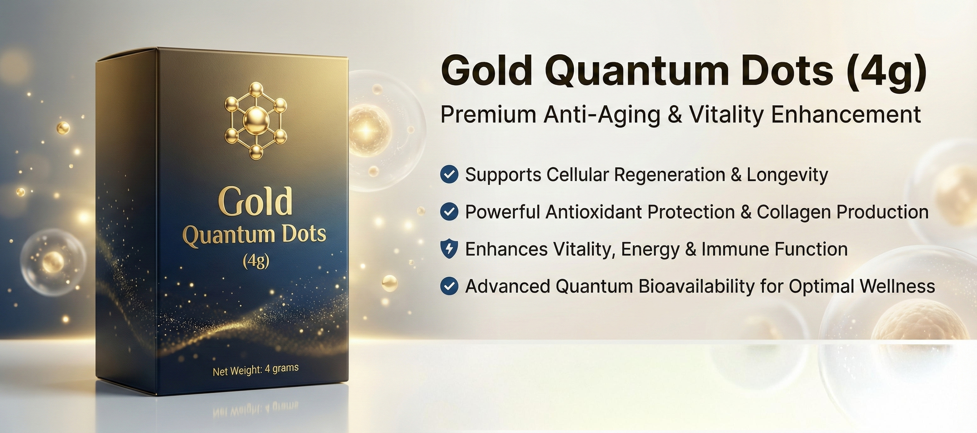 Gold Quantum Dots Quantum Fusion